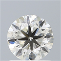 Diamante Natural 0.90 quilates, Redondo , Color J, claridad SI2 y certificado GIA
