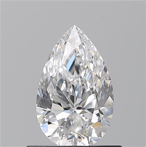 Picture of Natural Diamond 0.70 Carats, Pear with  Cut, E Color, VS2 Clarity and Certified by GIA