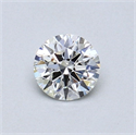 Diamante Natural 0.40 quilates, Redondo , Color H, claridad SI1 y certificado GIA