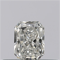 Diamante Natural 0.25 quilates, Radiante , Color E, claridad VVS1 y certificado GIA