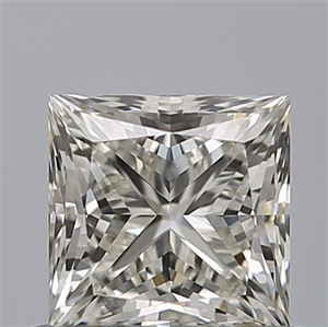 Picture of Natural Diamond 0.70 Carats, Princess with  Cut, H Color, VVS2 Clarity and Certified by IGI