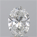 Natural Diamond 1.71 Carats, Oval with  Cut, F Color, SI2 Clarity and Certified by GIA