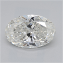 Diamante Natural 3.01 quilates, Ovalado , Color H, claridad SI2 y certificado GIA