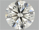 Diamante Natural 2.01 quilates, Redondo , Color K, claridad VVS1 y certificado HRD