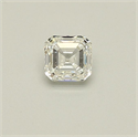 Diamante Natural 0.41 quilates, Asscher , Color H, claridad VS2 y certificado GIA