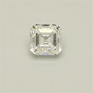Foto Diamante Natural 0.41 quilates, Asscher , Color H, claridad VS2 y certificado GIA de