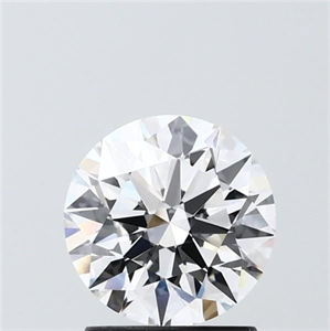 Picture of Lab Grown Diamond 1.50 Carats, Round with Ideal Cut, E Color, VVS2 Clarity and Certified by IGI
