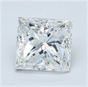 Diamante Natural 1.30 quilates, Princesa , Color G, claridad VVS2 y certificado GIA