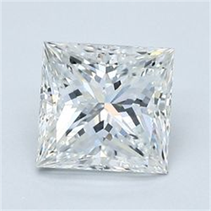 Foto Diamante Natural 1.30 quilates, Princesa , Color G, claridad VVS2 y certificado GIA de