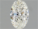 Diamante Natural 0.72 quilates, Ovalado , Color H, claridad SI1 y certificado GIA