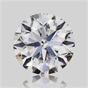 Natural Diamond 0.70 Carats, Round with Very Good Cut, D Color, VVS1 Clarity and Certified by GIA