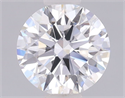 Del inventario de diamantes de laboratorio, 0.72 quilates, Redondo , Color D, claridad VVS2 y certificado IGI