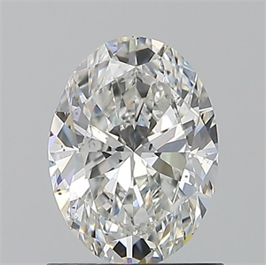 Foto Diamante Natural 1.01 quilates, Ovalado , Color F, claridad SI1 y certificado GIA de