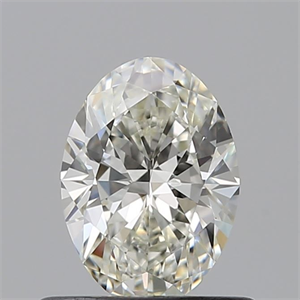 Picture of Natural Diamond 0.60 Carats, Oval with  Cut, I Color, VVS1 Clarity and Certified by GIA