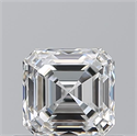 Natural Diamond 0.70 Carats, Asscher with  Cut, E Color, VS1 Clarity and Certified by GIA