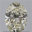 Natural Diamond 0.50 Carats, Oval with  Cut, I Color, VVS2 Clarity and Certified by IGI