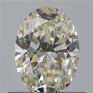 Picture of Natural Diamond 0.50 Carats, Oval with  Cut, I Color, VVS2 Clarity and Certified by IGI