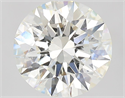 Natural Diamond 2.51 Carats, Round with Excellent Cut, J Color, SI2 Clarity and Certified by GIA