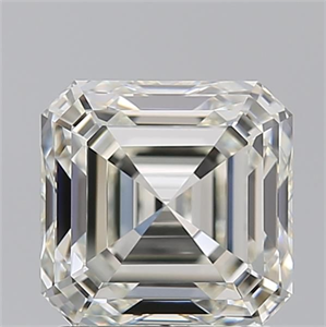 Picture of Natural Diamond 2.01 Carats, Asscher with  Cut, J Color, VVS1 Clarity and Certified by GIA