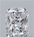 Natural Diamond 0.32 Carats, Radiant with  Cut, F Color, VVS1 Clarity and Certified by GIA