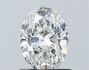 Picture of Natural Diamond 0.80 Carats, Oval with  Cut, F Color, SI1 Clarity and Certified by GIA