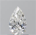 Natural Diamond 0.70 Carats, Pear with  Cut, G Color, SI1 Clarity and Certified by GIA