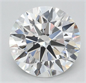 Del inventario de diamantes de laboratorio, 2.71 quilates, Redondo , Color D, claridad VVS1 y certificado IGI