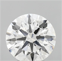 Lab Grown Diamond 2.44 Carats, Round with Ideal Cut, E Color, VVS2 Clarity and Certified by IGI