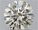 Natural Diamond 0.93 Carats, Round with Excellent Cut, L Color, VS2 Clarity and Certified by GIA