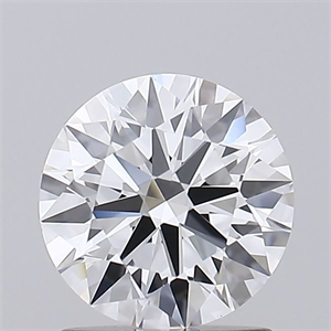 Picture of Lab Grown Diamond 1.24 Carats, Round with Ideal Cut, D Color, IF Clarity and Certified by IGI