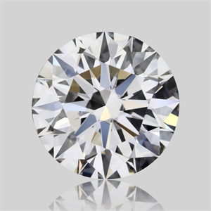 Picture of Natural Diamond 1.10 Carats, Round with Excellent Cut, D Color, IF Clarity and Certified by GIA