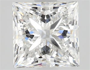 Foto Diamante Natural 1.50 quilates, Princesa , Color E, claridad VS1 y certificado GIA de
