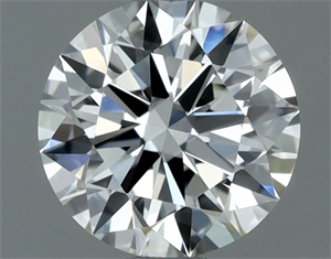 Picture of Natural Diamond 0.50 Carats, Round with Excellent Cut, I Color, VVS1 Clarity and Certified by IGI