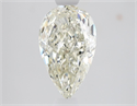 Diamante Natural 1.69 quilates, De pera , Color L, claridad SI1 y certificado GIA
