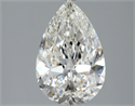 Natural Diamond 2.01 Carats, Pear with  Cut, G Color, VS2 Clarity and Certified by GIA