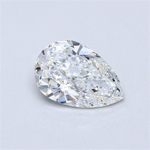 Picture of Natural Diamond 4.10 Carats, Pear with  Cut, F Color, VS2 Clarity and Certified by GIA