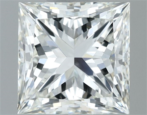 Picture of Natural Diamond 1.01 Carats, Princess with  Cut, H Color, VVS1 Clarity and Certified by IGI