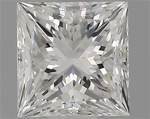 Foto Diamante Natural 0.60 quilates, Princesa , Color G, claridad SI1 y certificado GIA de