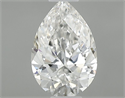 Natural Diamond 0.42 Carats, Pear with  Cut, H Color, VS2 Clarity and Certified by GIA