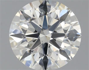 Picture of Natural Diamond 0.70 Carats, Round with Excellent Cut, H Color, SI2 Clarity and Certified by GIA
