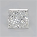 Diamante Natural 1.51 quilates, Princesa , Color G, claridad SI1 y certificado GIA