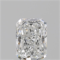 Natural Diamond 0.80 Carats, Radiant with  Cut, F Color, SI1 Clarity and Certified by GIA