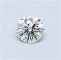 Diamante Natural 0.43 quilates, Redondo , Color E, claridad VS2 y certificado GIA