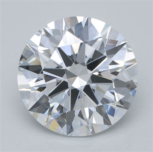Picture of Lab Grown Diamond 5.57 Carats, Round with Ideal Cut, E Color, VVS2 Clarity and Certified by IGI