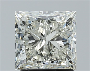 Picture of Natural Diamond 2.01 Carats, Princess with  Cut, J Color, SI1 Clarity and Certified by IGI