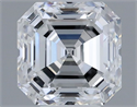 Diamante Natural 1.00 quilates, Asscher , Color E, claridad VS1 y certificado GIA