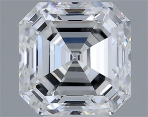 Foto Diamante Natural 1.00 quilates, Asscher , Color E, claridad VS1 y certificado GIA de