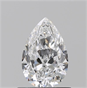 Natural Diamond 0.70 Carats, Pear with  Cut, D Color, VS1 Clarity and Certified by GIA
