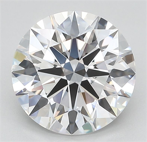 Picture of Lab Grown Diamond 1.03 Carats, Round with Ideal Cut, D Color, VVS1 Clarity and Certified by IGI