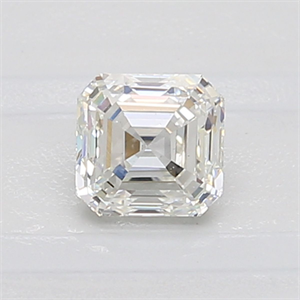Picture of Natural Diamond 0.72 Carats, Asscher with  Cut, I Color, VS2 Clarity and Certified by GIA